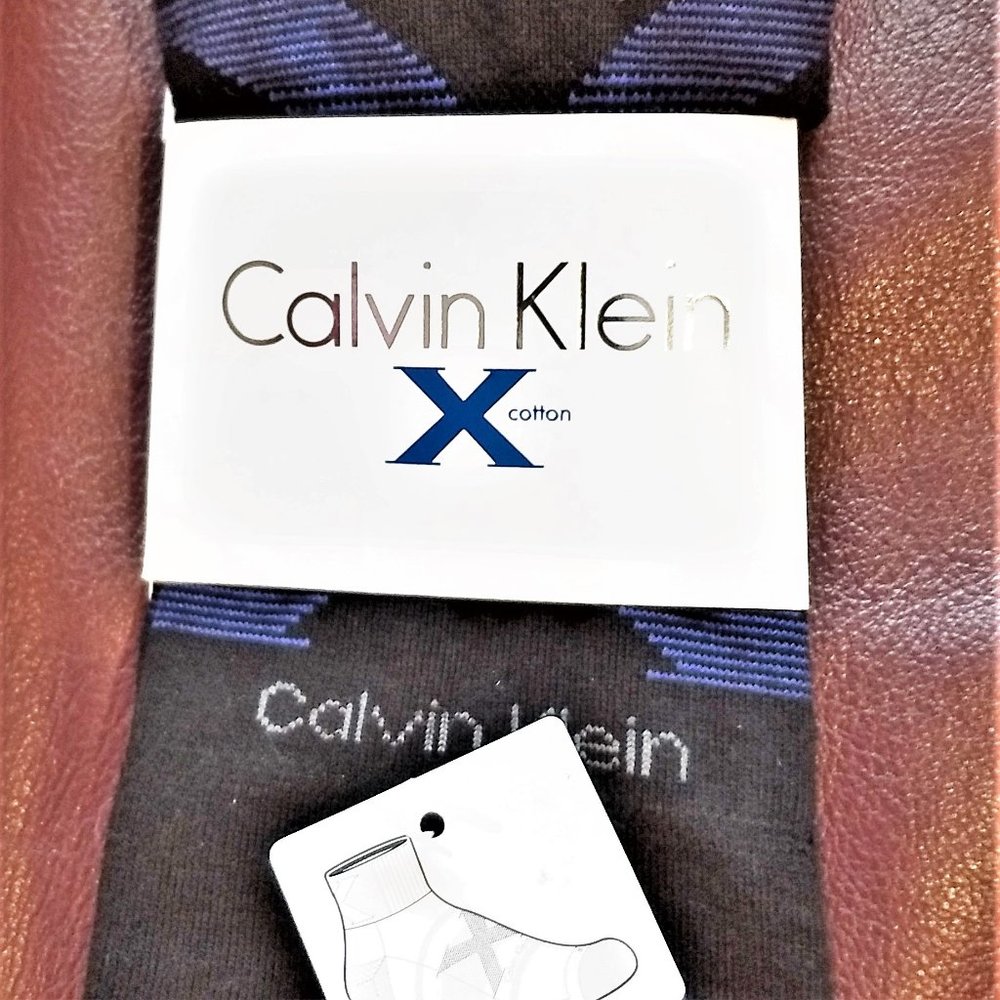 2 PAIRS Calvin Klein socks NWT 1/4 ankle OS Black